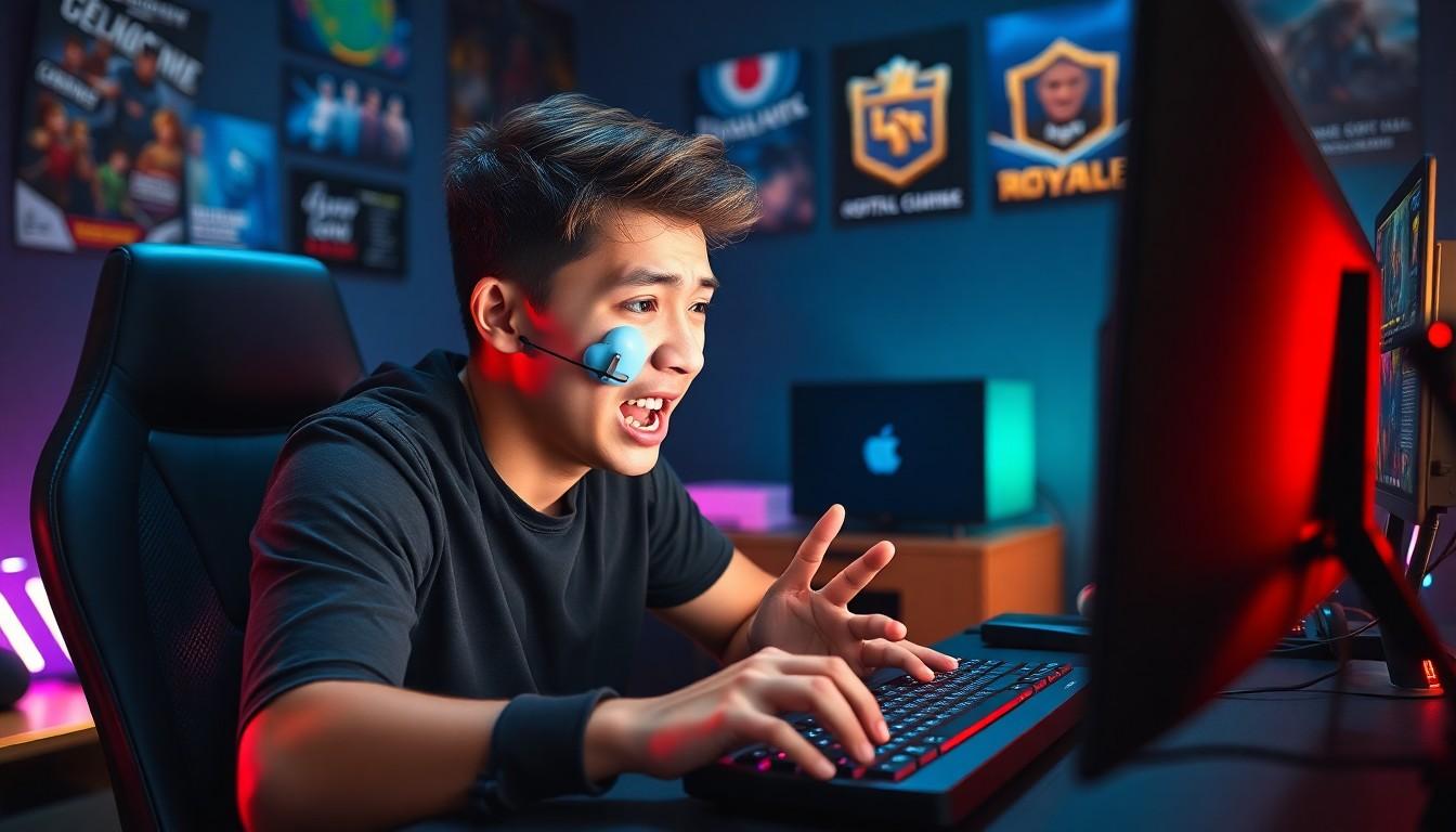 clash royale crying emote